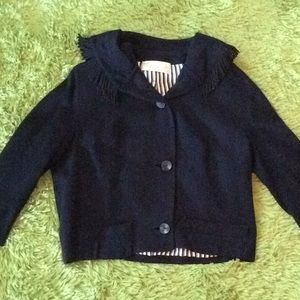 Vintage three quarter sleeve shawl collar jacket.